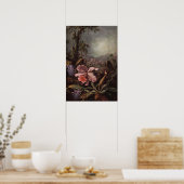 Poster Heade - Orchidée Et Colibri 1880 (Cuisine)