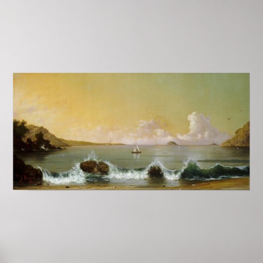 Poster Heade - Rio De Janeiro Baie 1864 (Devant)
