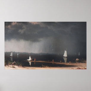 Poster Heade - Tempête Sur La Baie De Narragansett