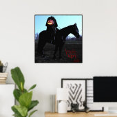 Poster HeadlessHorseman w/BloodyAutograph (Bureau à domicile)