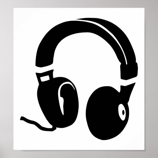 Poster Headphones (Devant)
