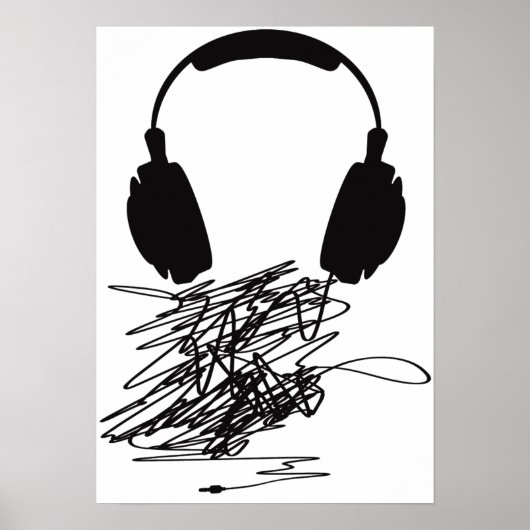 Poster Headphones (Devant)