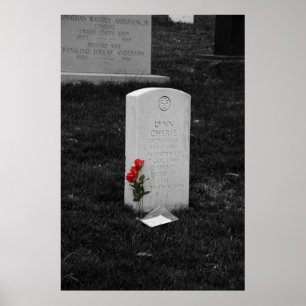 Poster Headstone à Arlington Cemetary Washington, D.C.