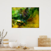 Poster Healed (affiche contemporaine d'art chrétien) (Cuisine)