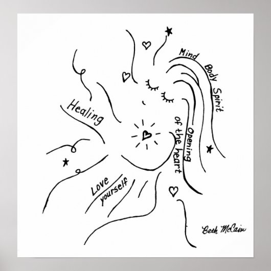 poster "Healing" (Voorkant)