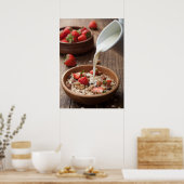 Poster Healthy breakfast (Cuisine)