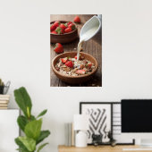 Poster Healthy breakfast (Bureau à domicile)