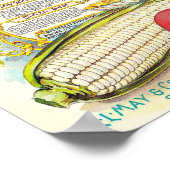 Poster Healthy Colourful Veggies Vintage Seed Packet (Coin)