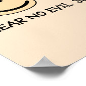 Poster Hear No Evil Monkeys (Coin)