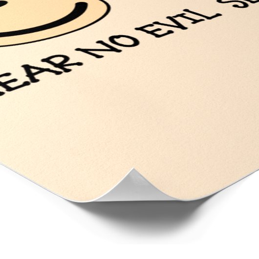 Poster Hear No Evil Monkeys (Coin)