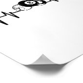 Poster Hearbeat Pool Billard Lecteur Billard Cue (Coin)