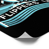Poster Heard Island Flippers Up Penguin Funny (Coin)