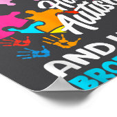 Poster Heart Brother-in-law Autism Awareness Puzzle Ece R (Coin)