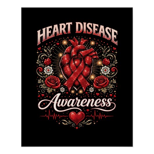 Poster Heart Disease Awareness (Devant)
