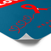 Poster Heart Disease Awareness Faith Hope Love Design  (Coin)