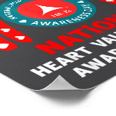 Poster Heart Disease Awareness - Heart Valve Disease Awar (Coin)