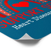 Poster Heart Disease Awareness Month Open Heart Diseases (Coin)