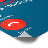 Poster Heart Disease Awareness Red Ribbon Heart Attack Su (Coin)