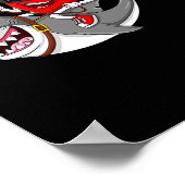 Poster Heart équitation requin Saint Valentin's Fun Boys  (Coin)