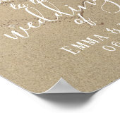 Poster Heart in the Sand Beach Wedding Welcome (Coin)