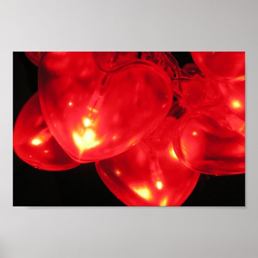 Poster Heart Lights (Devant)