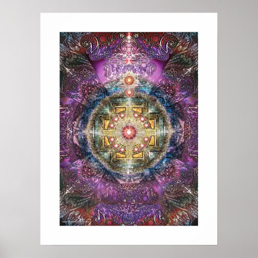 Poster Heart Mandala (Devant)