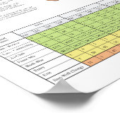 Poster Heart Meridian Acupuncture Points (Coin)