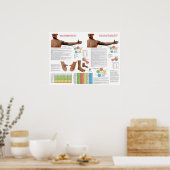 Poster Heart Meridian Acupuncture Points (Cuisine)