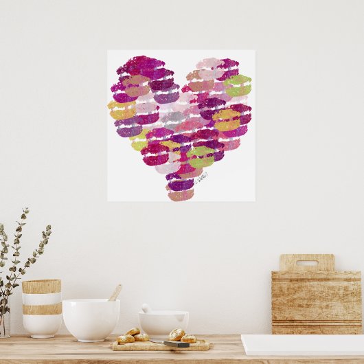 Poster Heart of Kisses (Cuisine)