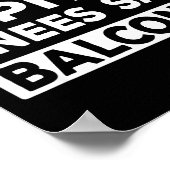 Poster Heart Says T Knees Say Balcony Funny Quote  (Coin)