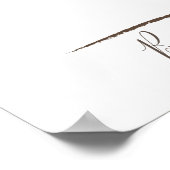 Poster Heart Tree - 100 Signature Guest Book Alternative (Coin)