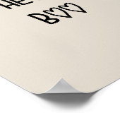 Poster Heart Typography Hey Boo (Coin)