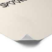 Poster Heart Typography spooky (Coin)