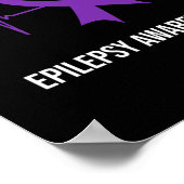 Poster Heartbeat Ecg Design Epilepsy Awareness  (Coin)