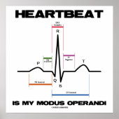 Poster Heartbeat Est Mon Modus Operandi Sinus Rhythm (Devant)