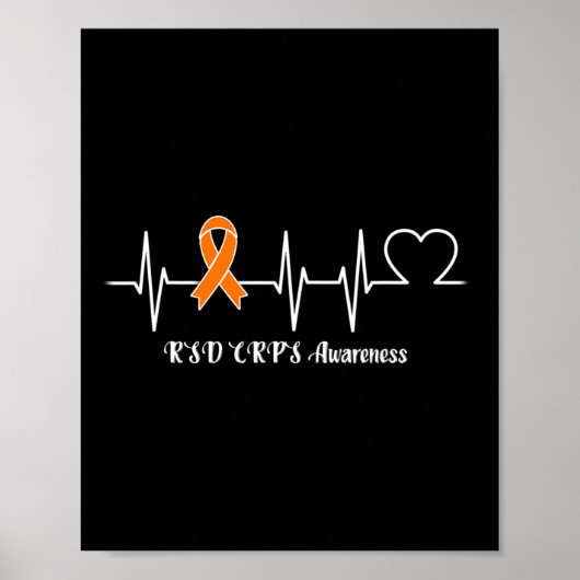 Poster Heartbeat RSD CRPS Warrier (Devant)