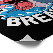 Poster Heartbreaker Shark Cute Funny Love Design For Vale (Coin)