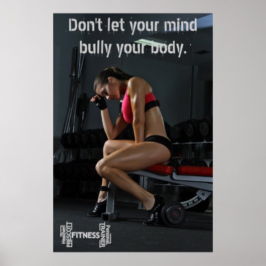 Poster Heather Prescott Fitness & Personal Trainer impres (Devant)