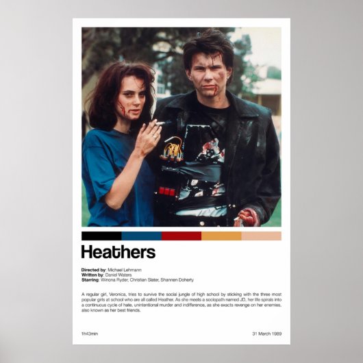 Poster Heathers Movie Print  (Devant)