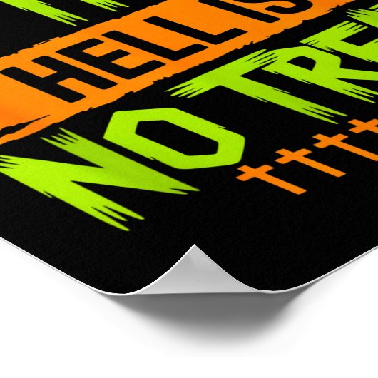 Poster Heaven Is No Trick Hell Is No Treat - Christian Ha (Coin)