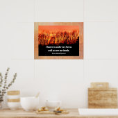 Poster Heaven is over heads -Henry David Thoreau quote (Cuisine)