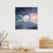 Poster Heavenly Universe Triple Moon Goddess Moonstone (Cuisine)