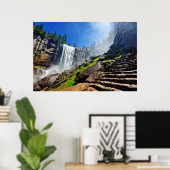 Poster Heavy Spray from Vernal | Yosemite National Park (Bureau à domicile)