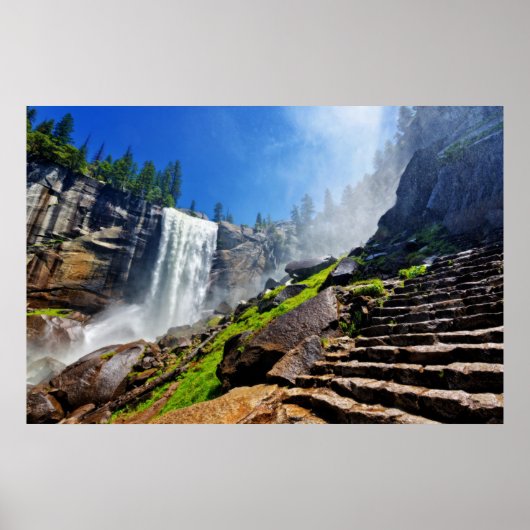 Poster Heavy Spray from Vernal | Yosemite National Park (Devant)