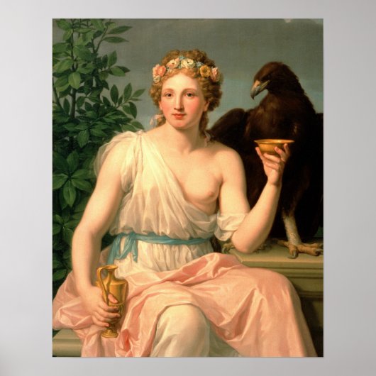 Poster Hebe, 1784 (Devant)