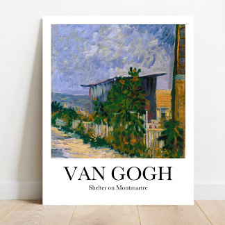 Poster Hébergement à Montmartre par Vincent Van Gogh
