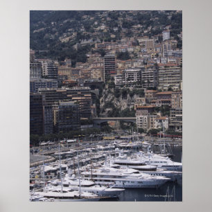 Poster Hébergez, vue verticale, Monte Carlo, français