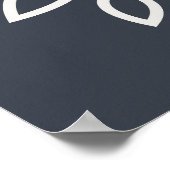 Poster Hébreu : Justice, Vérité, Paix - Pirke Avot (Coin)