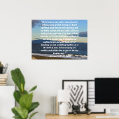 Poster Hébreux 10:22-25 (Bureau à domicile)