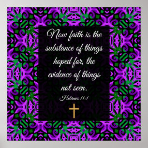 Poster Hébreux 11:1